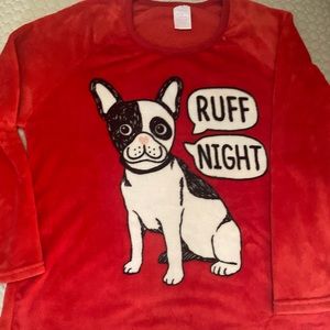 Secret Treasures Frenchie Shirt Red Plush size 2X